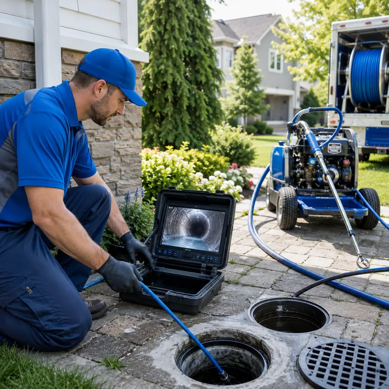 Outdoor drain cleaning professionals serving Man, WV